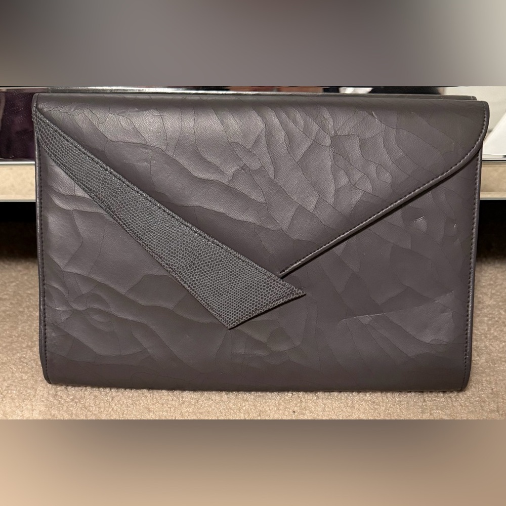Vintage Elegant Gray Clutch